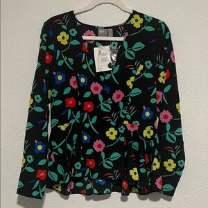 NWT asos floral blouse